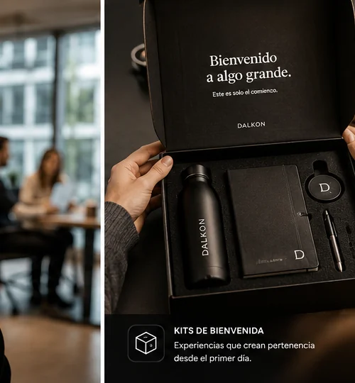 Kit de bienvenida para onboarding de empleados