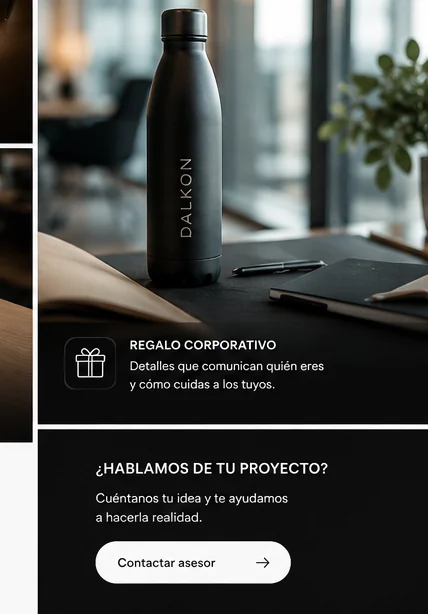 Botella termica personalizada con logo